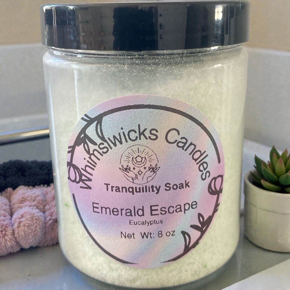 Hand Crafted Bath Salts - 8oz - Picture 2 of 5